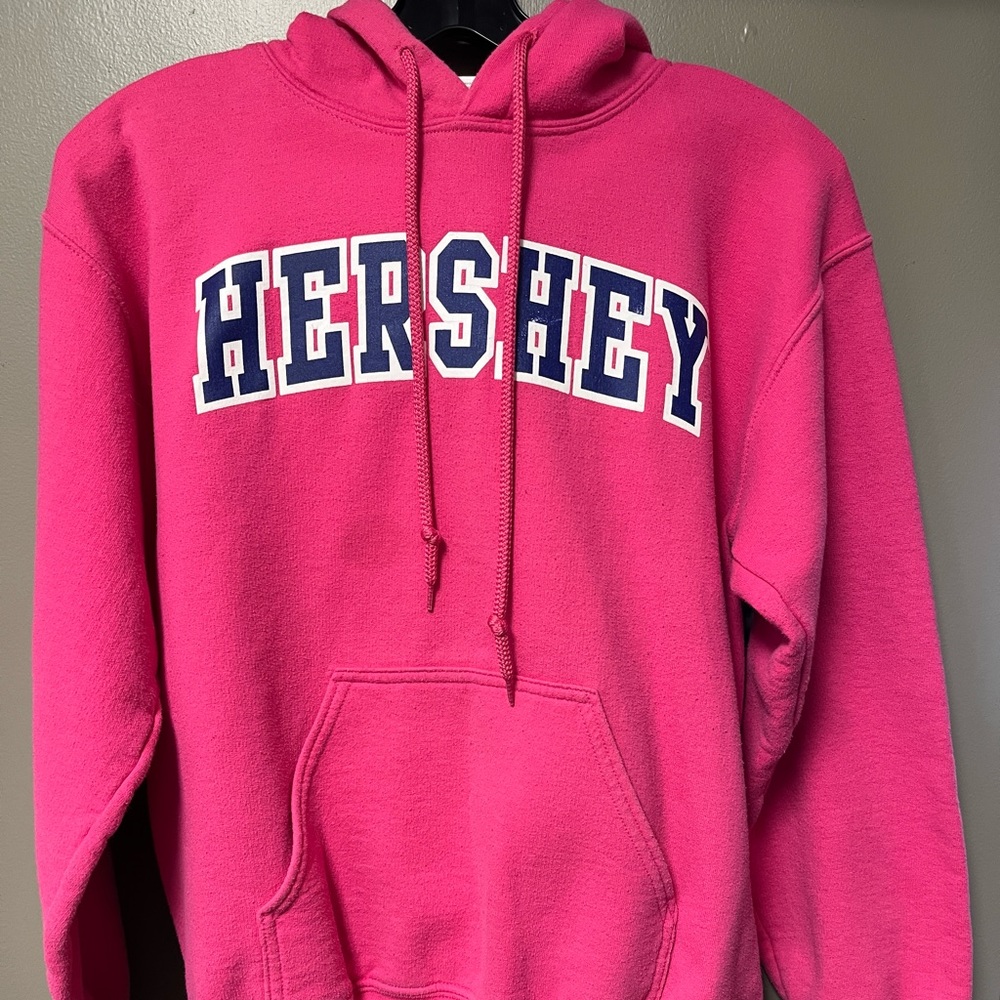 Hershey Hoodie Hot Pink Size Small Sweatshirt PA